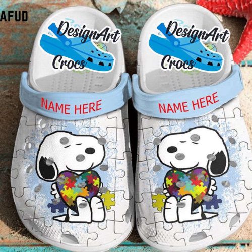 Autism Awareness Snoopy Clogs Clogsband Clog Autism Awareness Snoopy Clogs Clogsband Clog