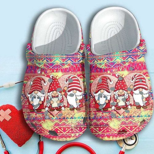 Red Gnome Nurse Life Shoes Clogs Clogs Gift for Men and Women