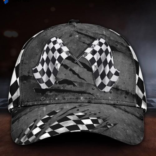 Crack Racing Flag All Over Print Classic Cap