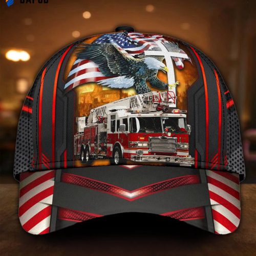 Jesus American Eagle Firefighter Classic Cap All Over Print