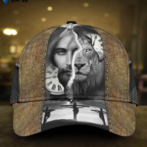 Jesus And Lion Believe 3D All Over Printed Classic Cap Love God Gift