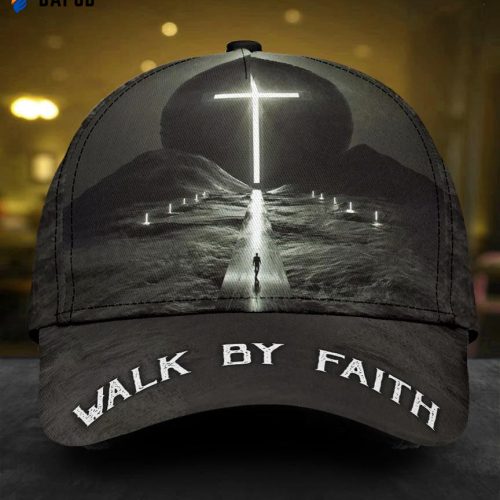 Jesus Walk By Faith Classic Cap All Over Print Jesus Walk By Faith Classic Cap All Over Print