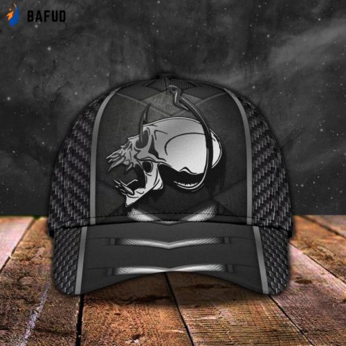 Metal Skull Fishing Hook Classic Cap Metal Skull Fishing Hook Classic Cap
