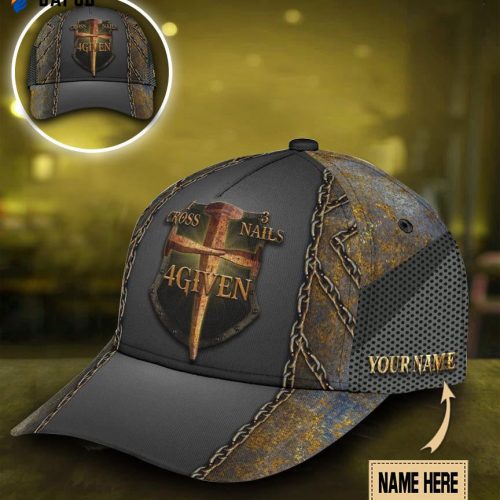 Personalized Jesus Forgiven Classic Cap Personalized Name All Over Print