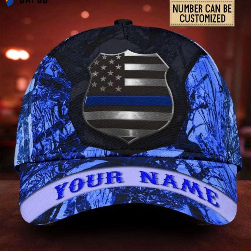 Personalized Police Camo All Over Print Classic Cap Personalized Police Camo All Over Print Classic Cap