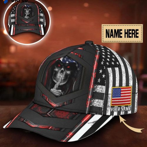 Texas State Flag Hat Old Retro Texas State Classic Cap Pride Gift For Texan Husband Gift Idea Personalized Skull Carbon Pattern Classic Cap Personalized Name