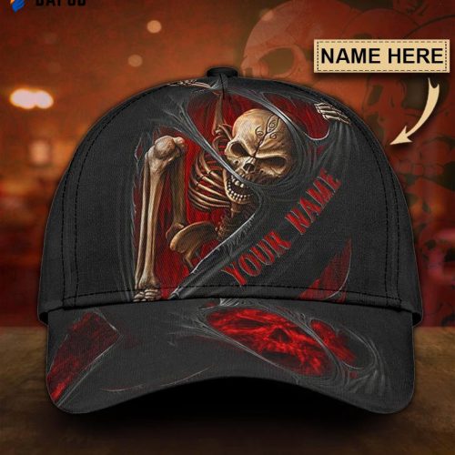 Personalized Torn Skull Classic Cap