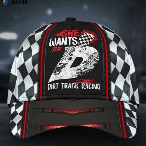 Racing She Wants The D All Over Print Classic Cap