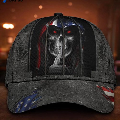 Shhh Silent Skull Classic Cap