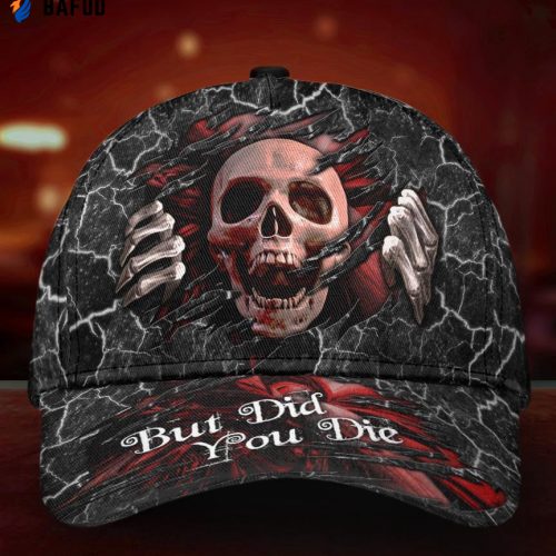 Skull Crack But Did You Die Classic Cap