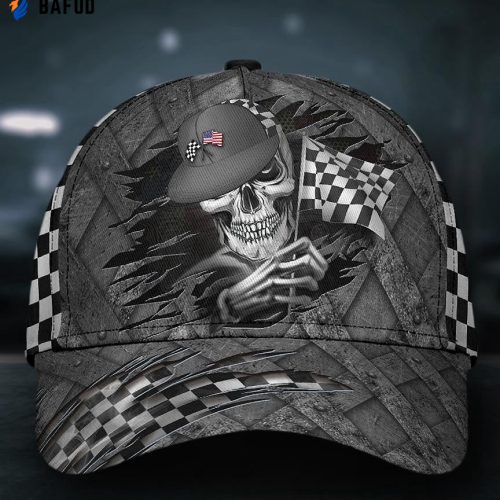 Pitbull Patriot God Bless America Classic Cap Honor USA Flag Hat Happy Independence Gift Items Skull Gifts Racing Skull Classic Cap