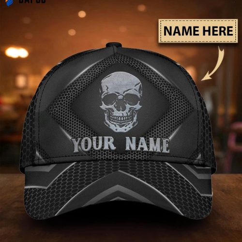 Skull Gifts Skull Carbon Classic Cap Personalized Name