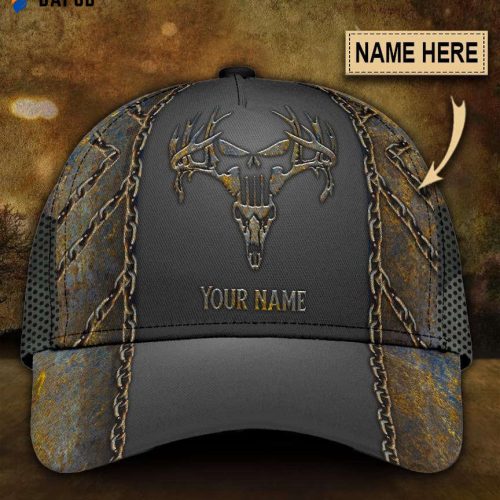 Skull Gifts Skull Hunting Dirty Classic Cap Personalized Name