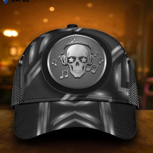 Skull Gifts Skull Music Metal Classic Cap