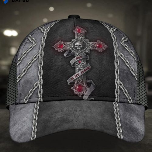 Skull God Is My Judge Classic Cap