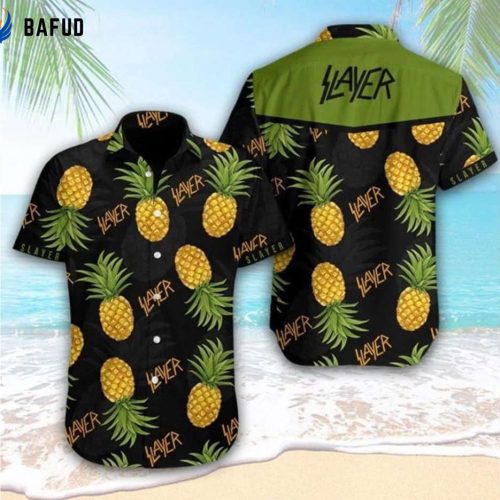 Snoopy Hawaiian Shirt Atlanta Falcons Snoopy Hawaiian Shirt 2024Slayer Pineapple Hawaiian Shirt, Button Up Aloha Shirt For Men, Women