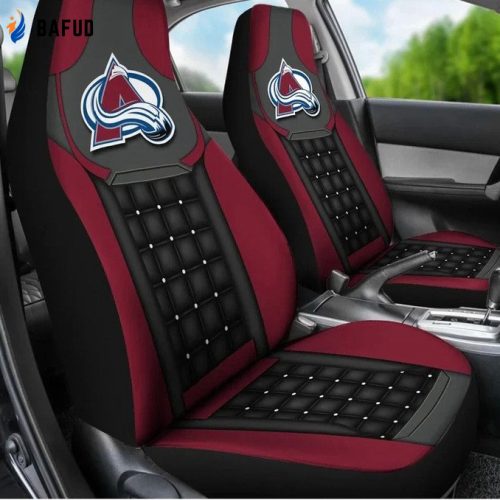 Colorado Avalanche 3 Car Seat Covers for Fan Gifts G95