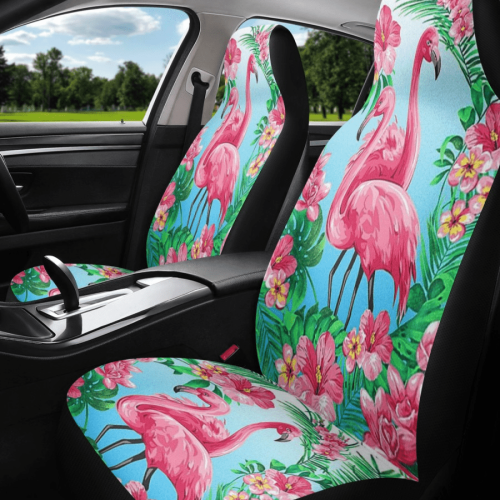 Sunflower Print Car Seat Covers For Fan Gifts – VA Flamingo Seat Covers For Fan Gifts 2