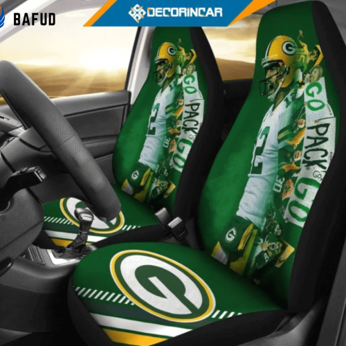 Pittsburgh Steelers Skull Fire v3 Universal Fit Car Seat Covers For Fan Gifts For Fan Gifts Gift For Fan Green Bay Packers Player v1 Universal Fit Car Seat Covers For Fan Gifts For Fan Gifts Gift For Fan