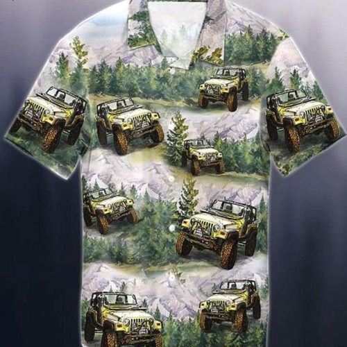 Chevrolet Corvette C5-R Hawaiian Shirt – Stylish Summer Gift for Men & Women Stylish Jeep Forest Hawaiian Shirt - All-over Print for Adventure Enthusiasts