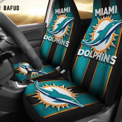 Tennessee Titans Car Seat Covers for Fan Gifts G95 Miami Dolphins 07 Car Seat Covers for Fan Gifts G95