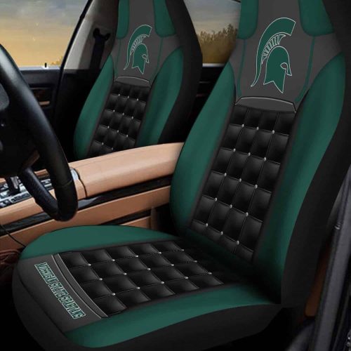 Michigan State Spartans Seat Covers For Fan Gifts (2)
