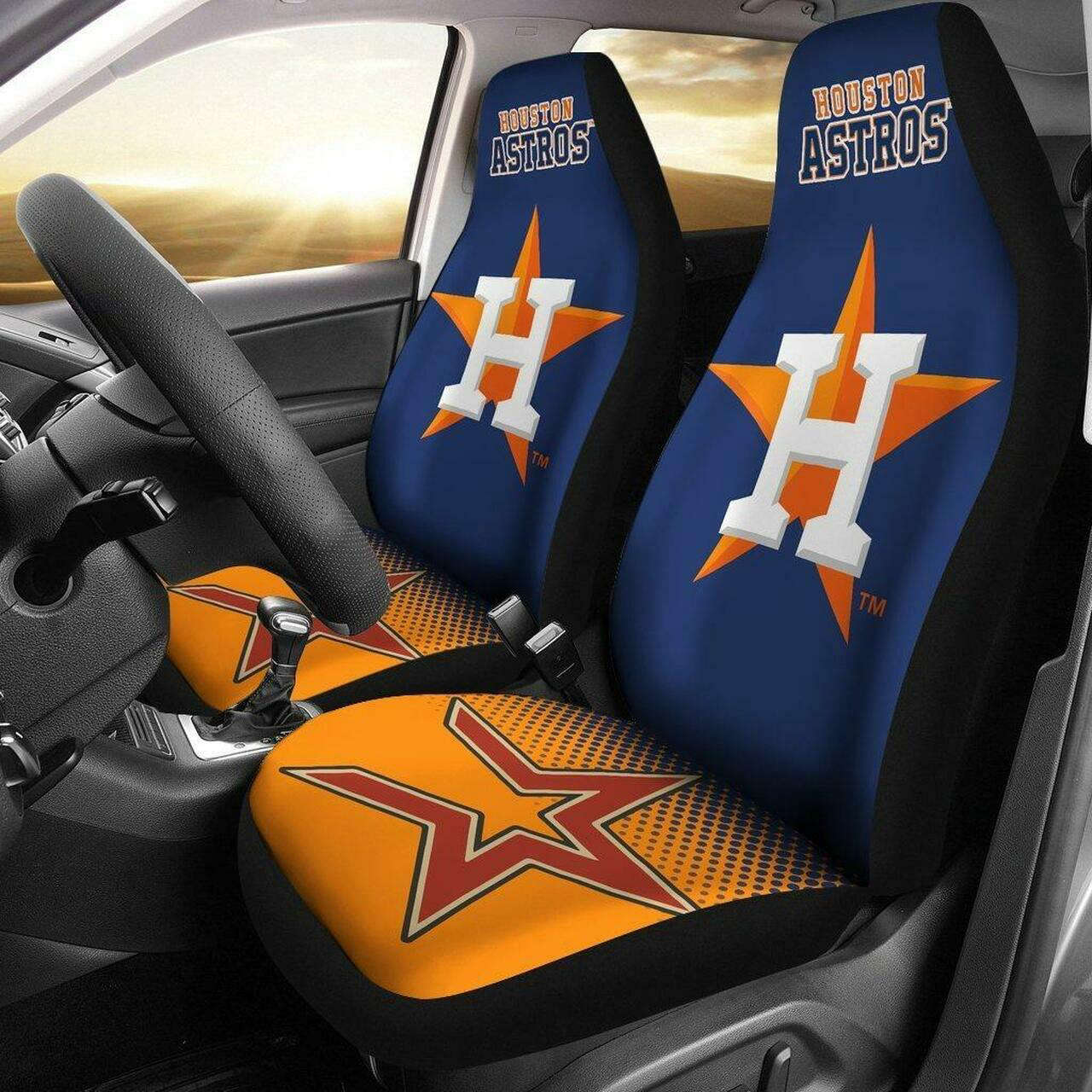 MLB Houston Astros Car Seat Covers – Stylish Fan Gifts for On-the-Go Team Essence