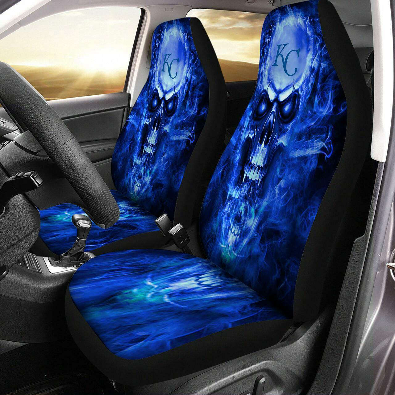 MLB Kansas City Royals Car Seat Covers For Fan Gifts Sporty Victory Upholstery