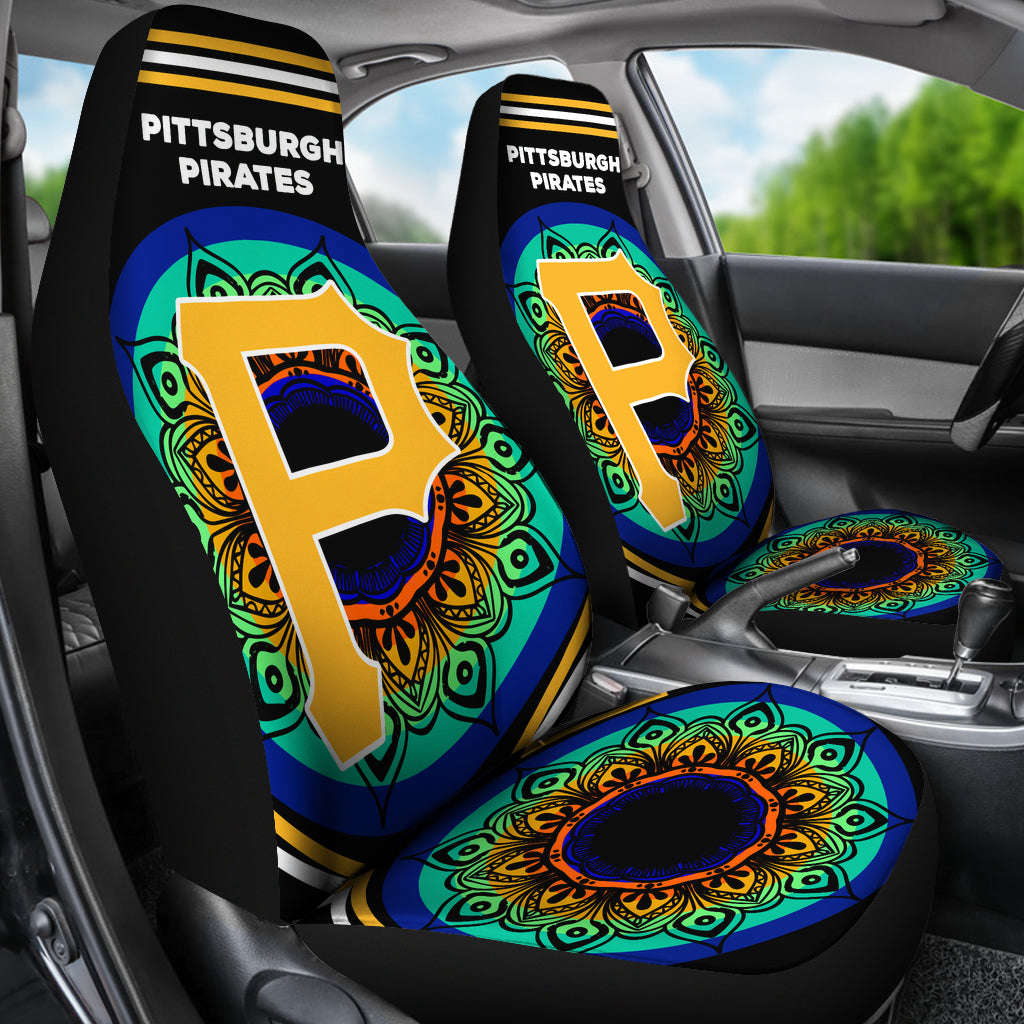 Magical MLB Pittsburgh Pirates Car Seat Covers – Vibrant Fan Gift
