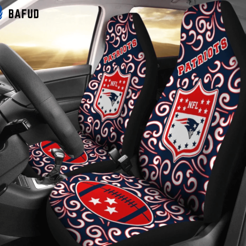 New England Patriots Logo Print Pattern v90 Universal Fit Car Seat Covers For Fan Gifts For Fan Gifts Gift For Fan New England Patriots Logo Print Pattern v90 Universal Fit Car Seat Covers For Fan Gifts For Fan Gifts Gift For Fan