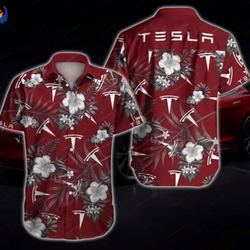 Tesla Hawaiian Shirt Tesla Hawaiian Shirt