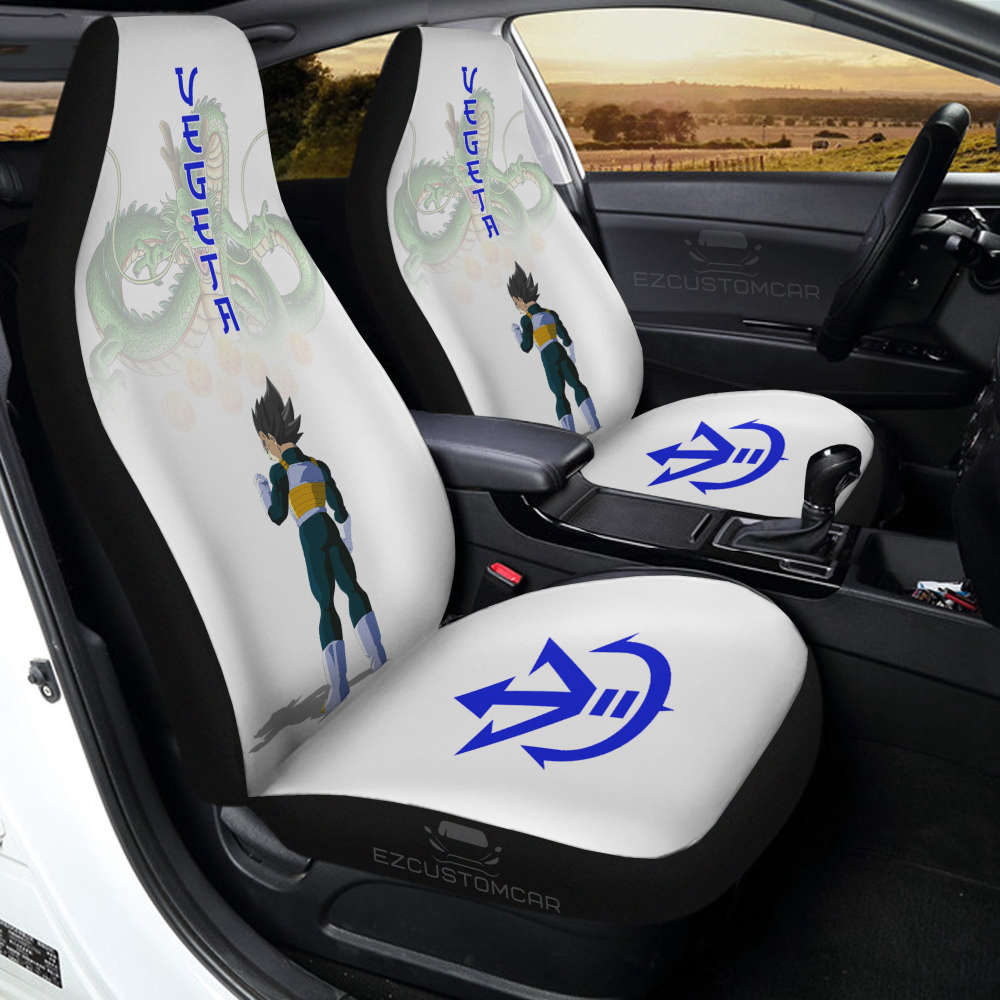 Vegeta Car Seat Covers For Fan Gifts Custom for Dragon Ball Anime Car Decor Vegeta Car Seat Covers For Fan Gifts Custom for Dragon Ball Anime Car Decor