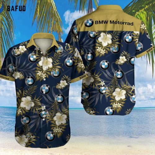 Bmw Motorrad Floral Hawaiian Shirt Summer Shirt
