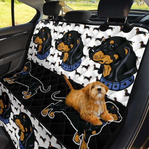 Dachshund Pet Car Seat Covers For Fan Gifts Funny Car Decor MN03