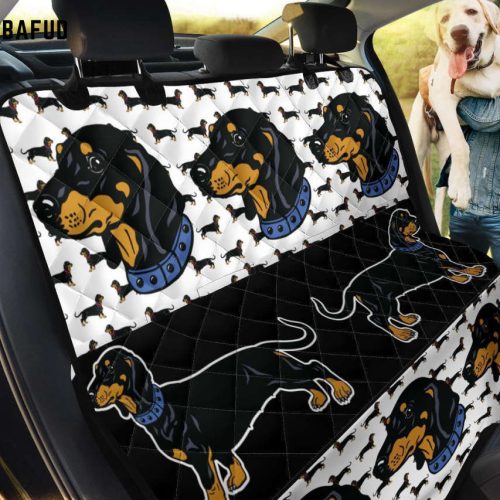 Dachshund Pet Car Seat Covers For Fan Gifts Funny Car Decor MN03