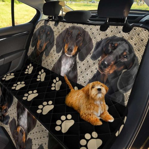 Dachshund Pet Dog Seat Covers For Fan Gifts For Car