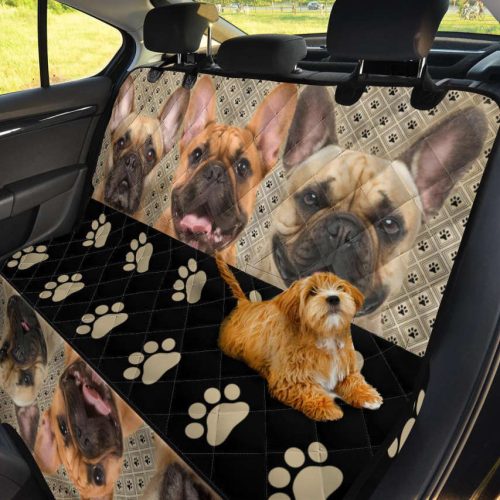 French Bulldog Pet Dog Seat Covers For Fan Gifts For Car