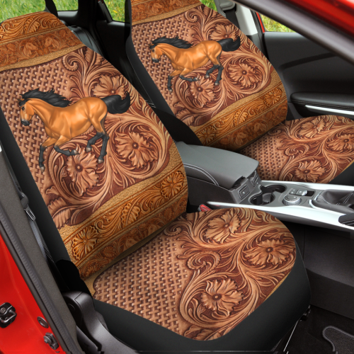 Horse – Leather Embossed Car Seat Covers For Fan Gifts JJW12092004 Horse – Leather Embossed Car Seat Covers For Fan Gifts JJW12092004