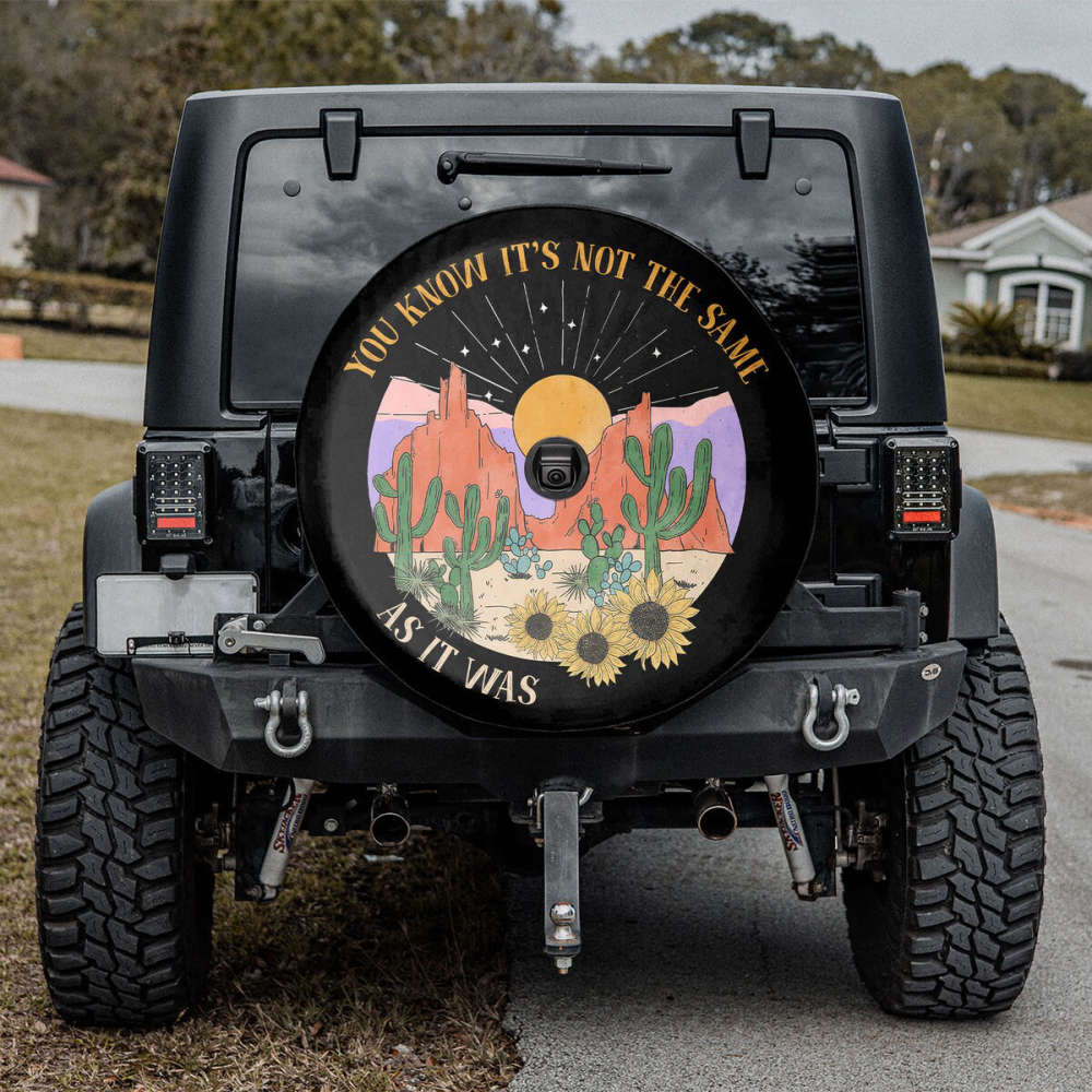 Mountain Spare Tire Cover With Or Without Camera Hole, You Know It’s Not The Same As It Was, Camper Tire Cover, Gifts For Camping Couples