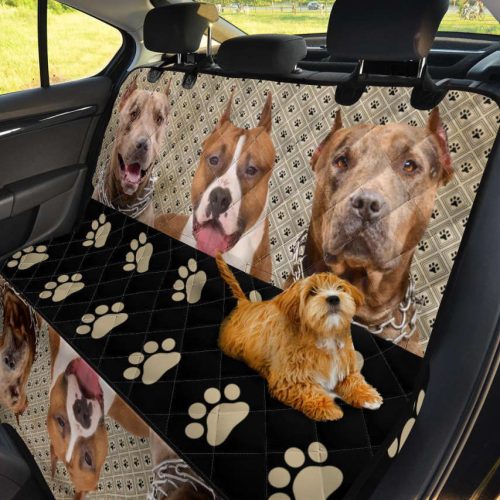 Pit Bull Pet Dog Seat Covers For Fan Gifts For Car