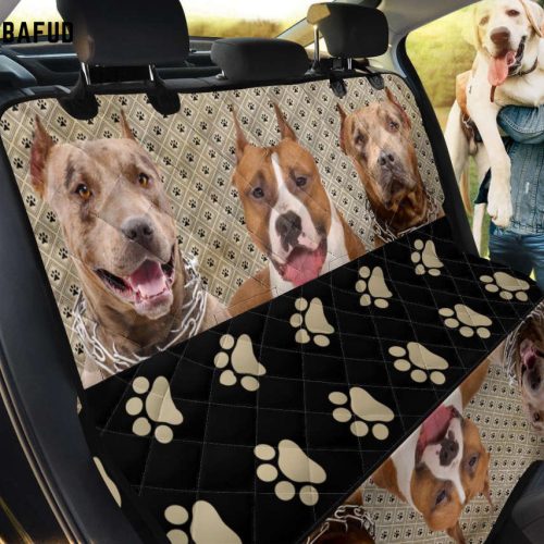 Pit Bull Pet Dog Seat Covers For Fan Gifts For Car
