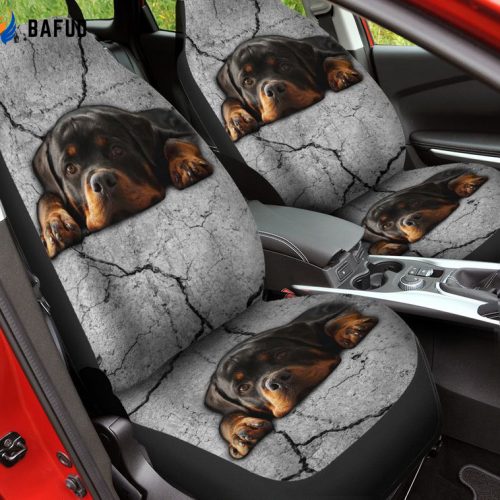 Rottweiler allover print car seat covers HG71004 Rottweiler allover print car seat covers HG71004