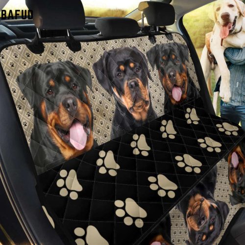 Rottweiler Pet Dog Seat Covers For Fan Gifts For Car