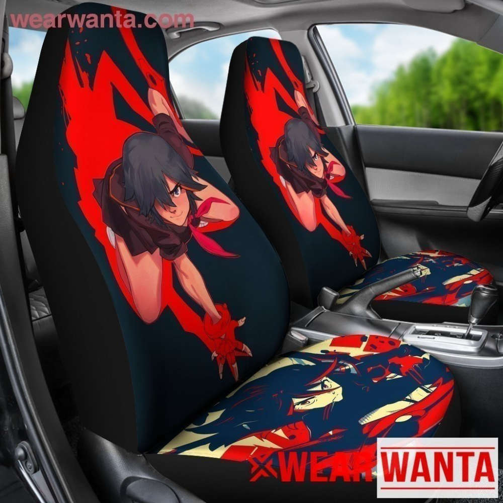 Ryuko Matoi Fight Kill La Kill Anime Car Seat Covers For Fan Gifts NH08