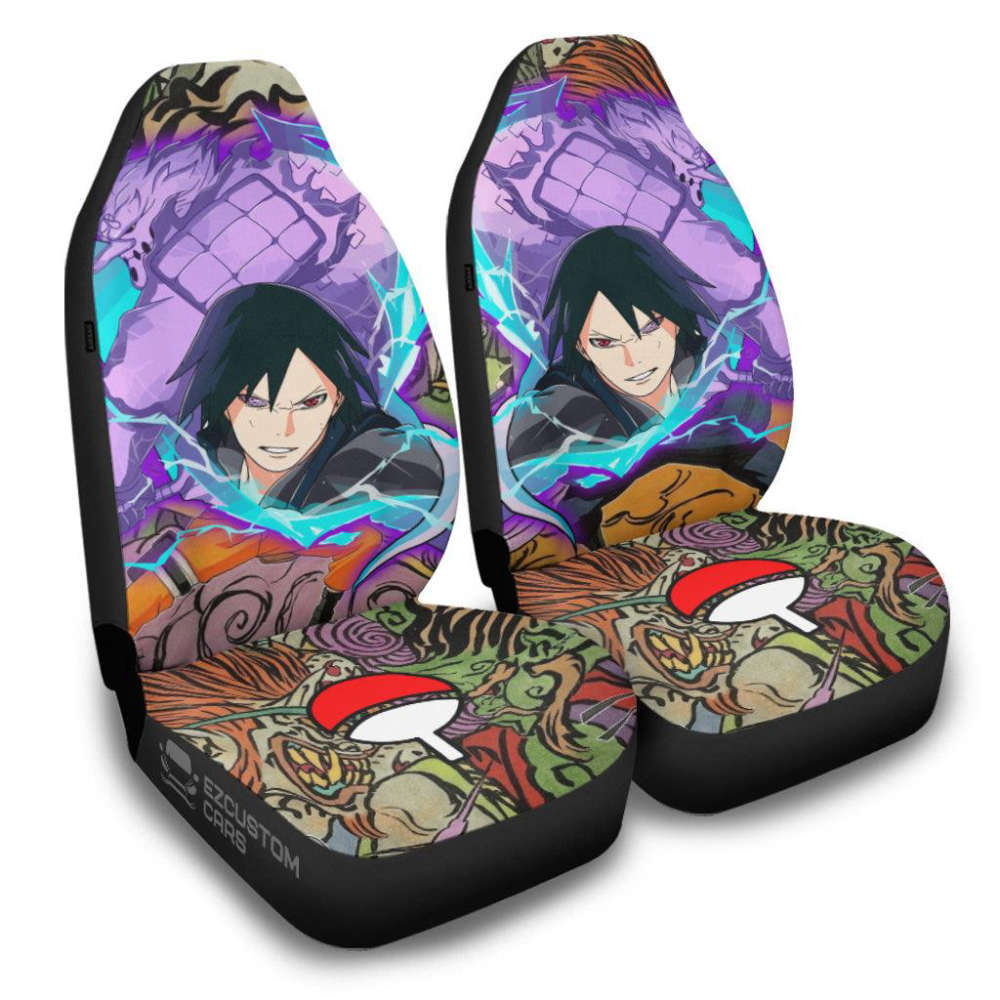 Sasuke Susanoo Naruto Anime Car Seat Covers For Fan Gifts
