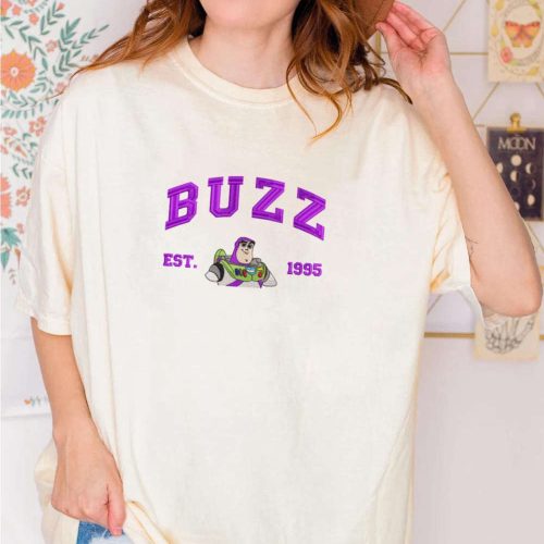 Buzz Lightyear Embroidered Shirts – Toy Story Print Cartoon Movie Disney Shirt – Perfect Gift for Him – ESH170 Buzz Lightyear Embroidered Shirts – Toy Story Print Cartoon Movie Disney Shirt – Perfect Gift for Him – ESH170