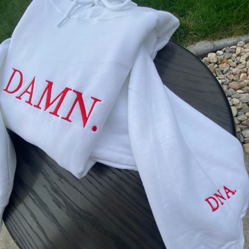 DAMN. Kendrick Lamar personalizable embroidered Shirt, Gift for Men Women