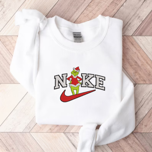 Embroidered Crewneck T-Shirt, Sweatshirt for Men Women Grinches Merry Christmas Sweatshirt Embroidered Crewneck T-Shirt, Sweatshirt for Men Women Grinches Merry Christmas Sweatshirt