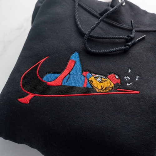 Inspired Spidy Spiderman Embroidered Crewneck T-Shirt, Sweatshirt for Men Women Shirt