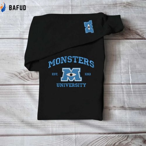 Get Trending Monster s University Crewneck Sweatshirts – Disney Movie Shirts & Hoodie EH124 hand Get Trending Monster s University Crewneck Sweatshirts – Disney Movie Shirts & Hoodie EH124 hand